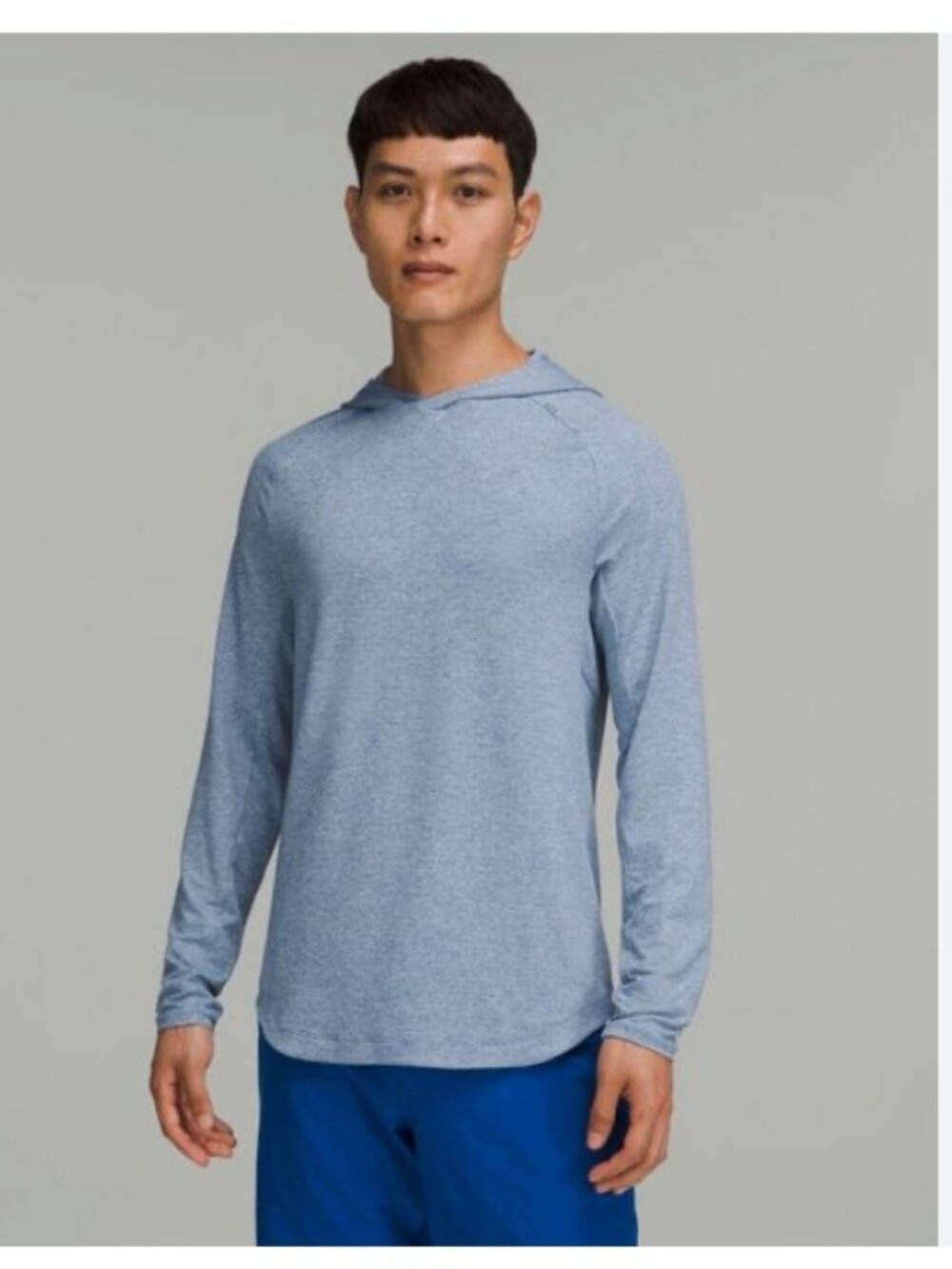 Lululemon Drysense Training Hoodie Blue Mens Large